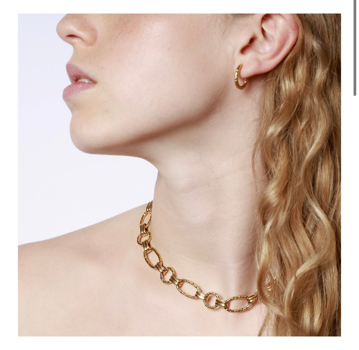 STATEMENT KETTE SILBER GOLD | GLIEDERKETTE AUS EDELSTAHL – WASSERFEST & VERSTELLBAR
