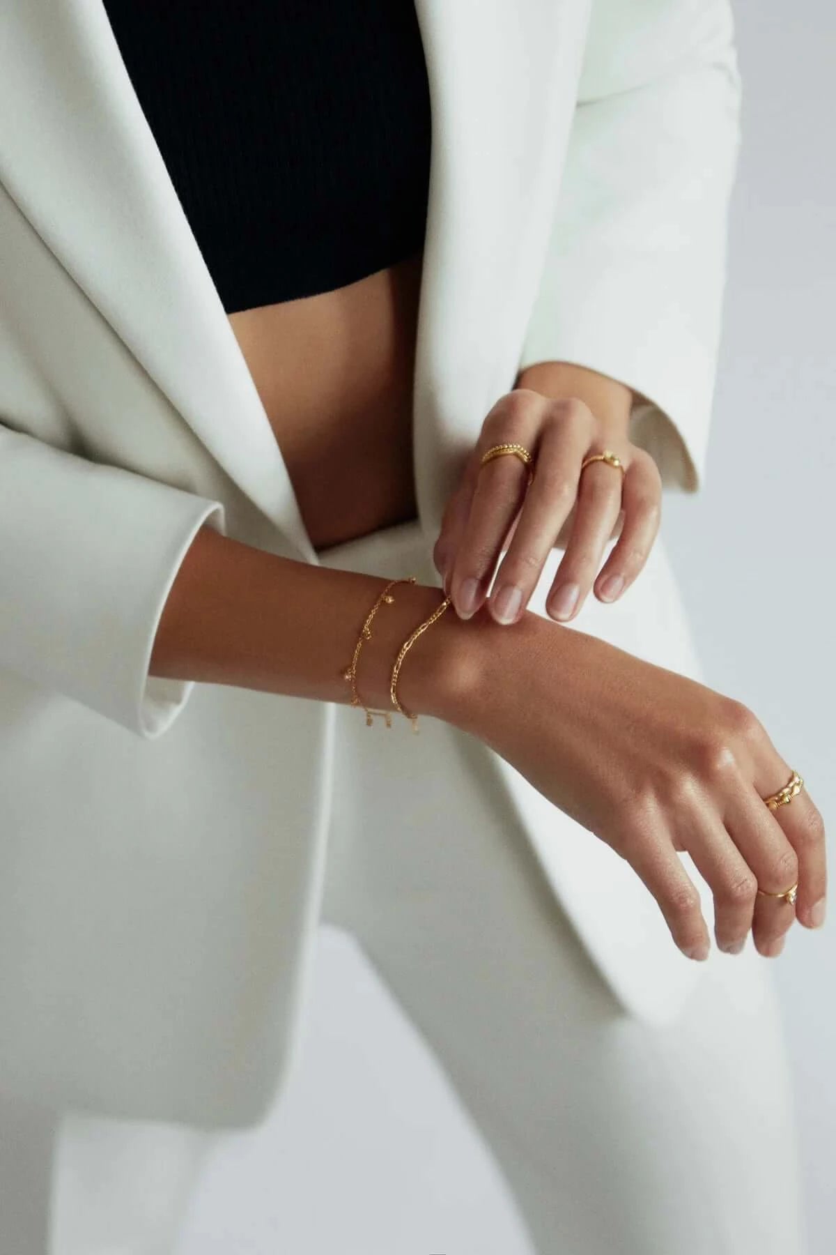 Figaro Ketten Armband  | silber armband damen