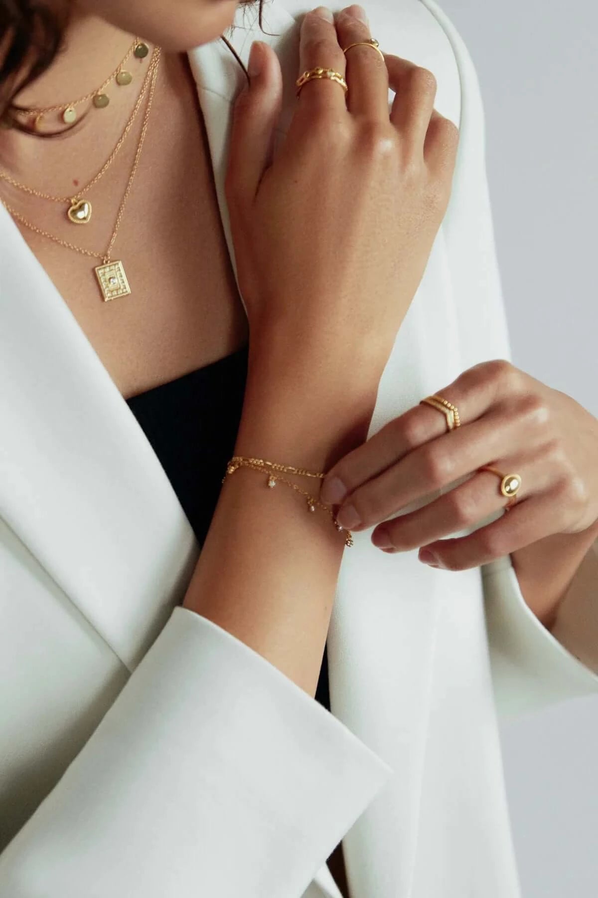 Figaro Ketten Armband | silber armband damen