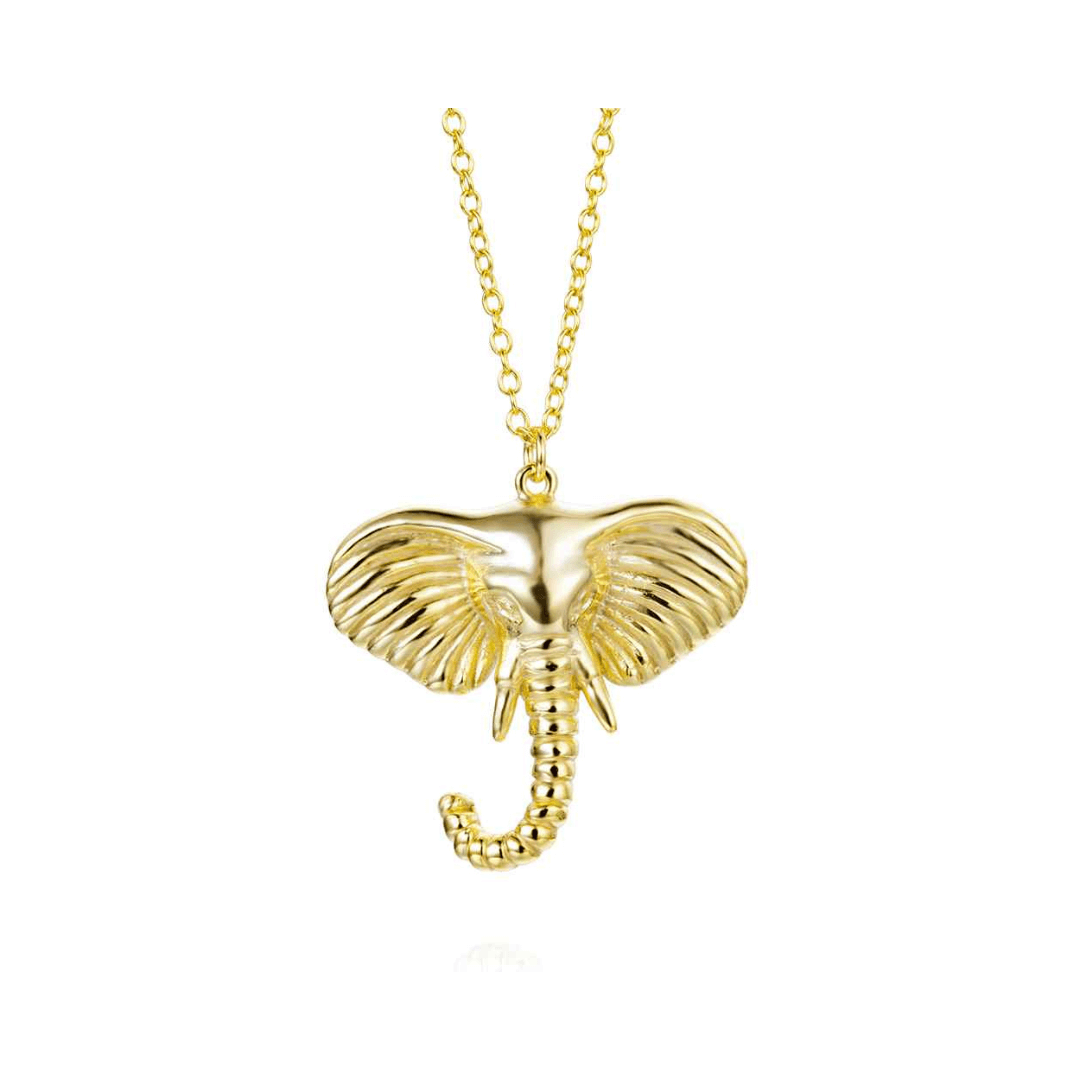 Elefant kette | 925 er Silber Halskette mit Anhänger