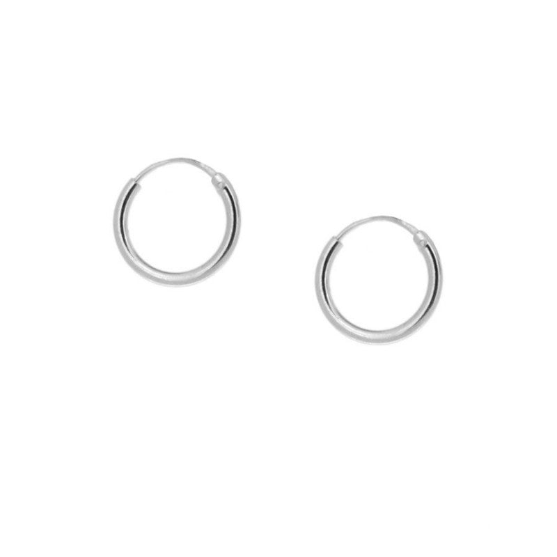 ohrring kreis silber | 925er Silber und vergoldet Hoop