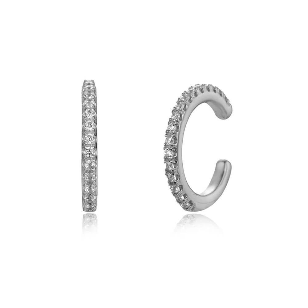 Zirkon Conch Ohrmanschette | Silber Earcuff