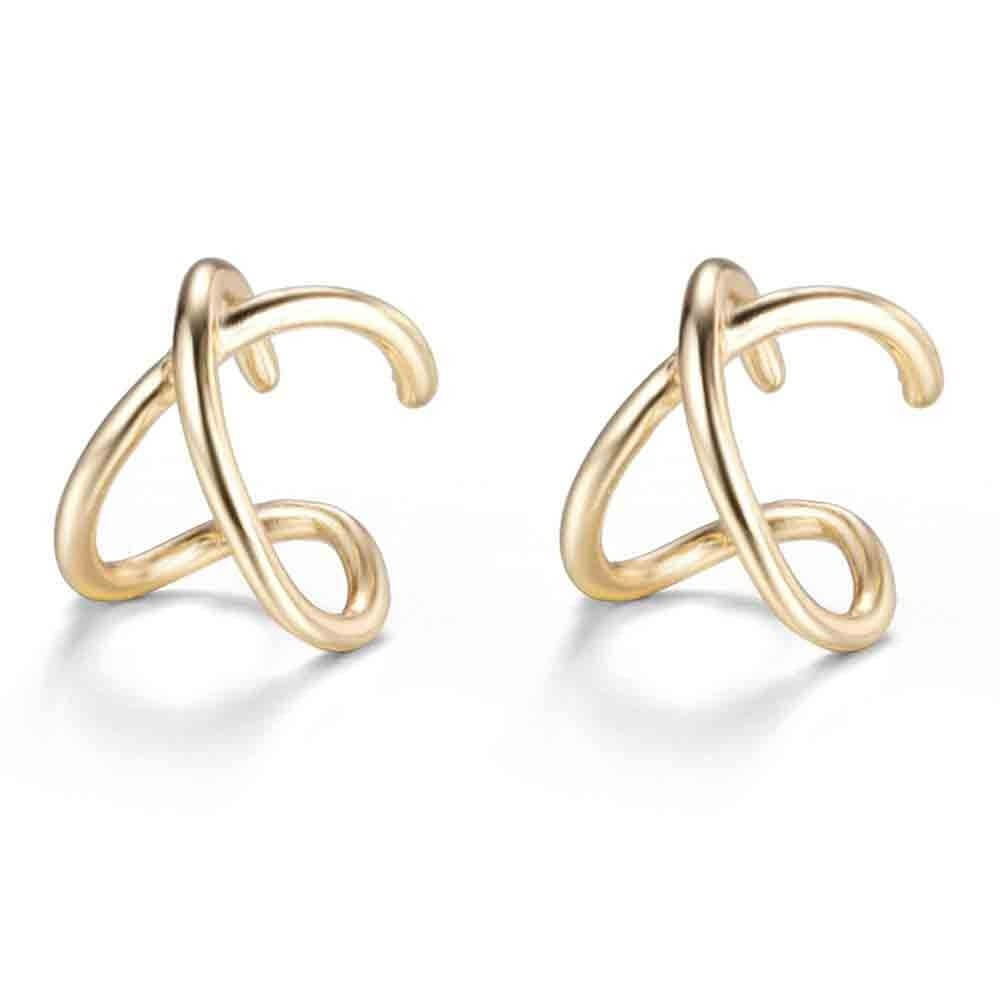 Kreuzohrmanschette 925er Sterlingsilber | X Earcuff