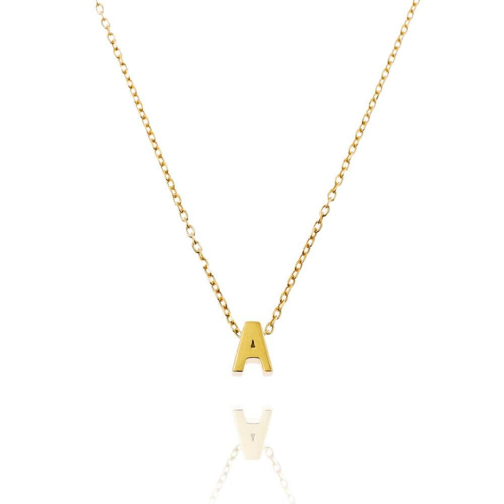 halskette mit buchstaben | 925er Silber Halskette mit Anhänger