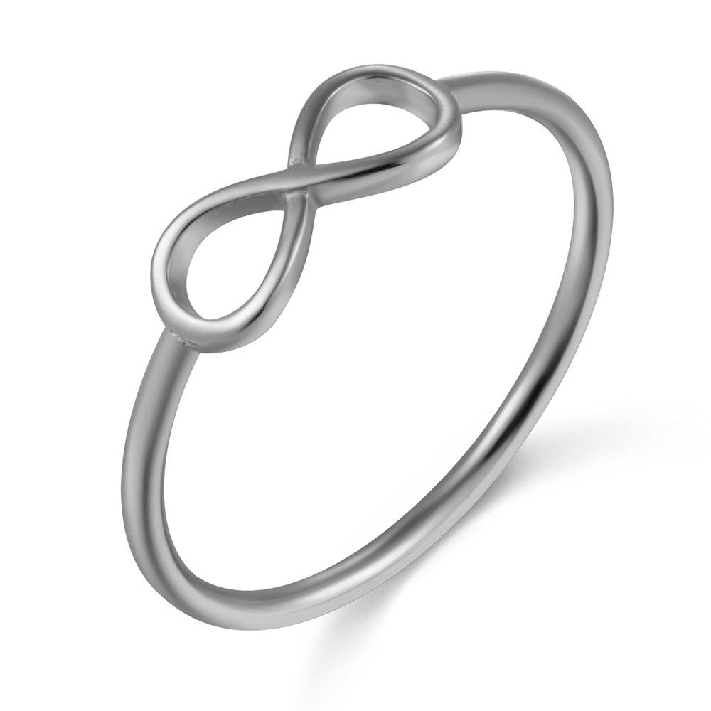 Infinity-Ring, 925 Sterling Silber Ring