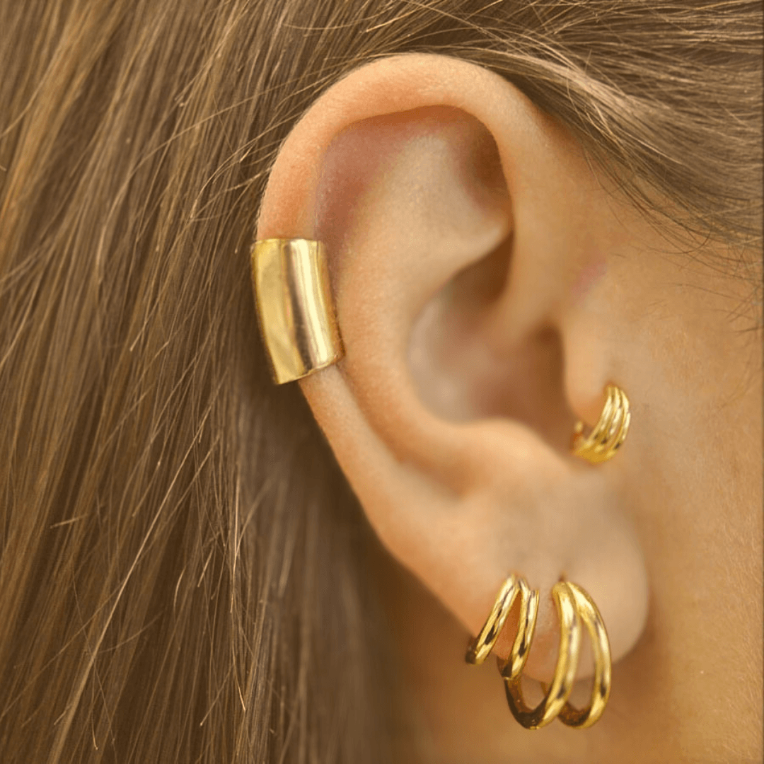 Claw Trio Tragus - Dreizinken-Fake-Tragus-Ohrring Piercing