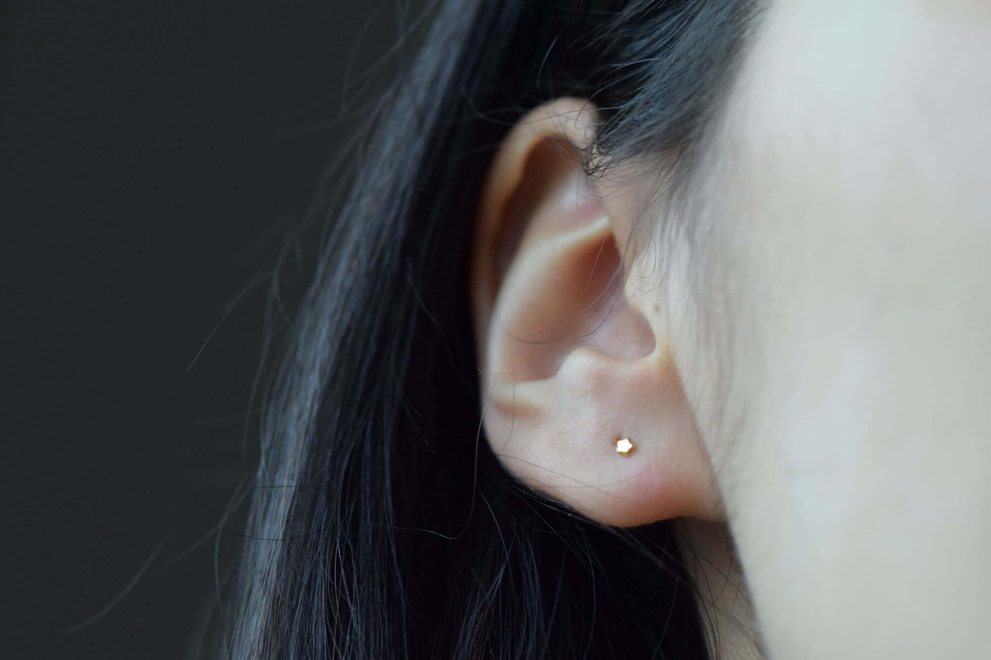 Ohrringe stern | 925 Sterling Silber Ohrstecker