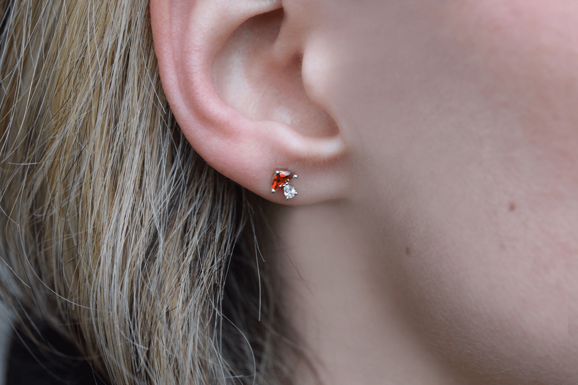 Ohrringe pilze | 925 Sterling Silber Ohrstecker