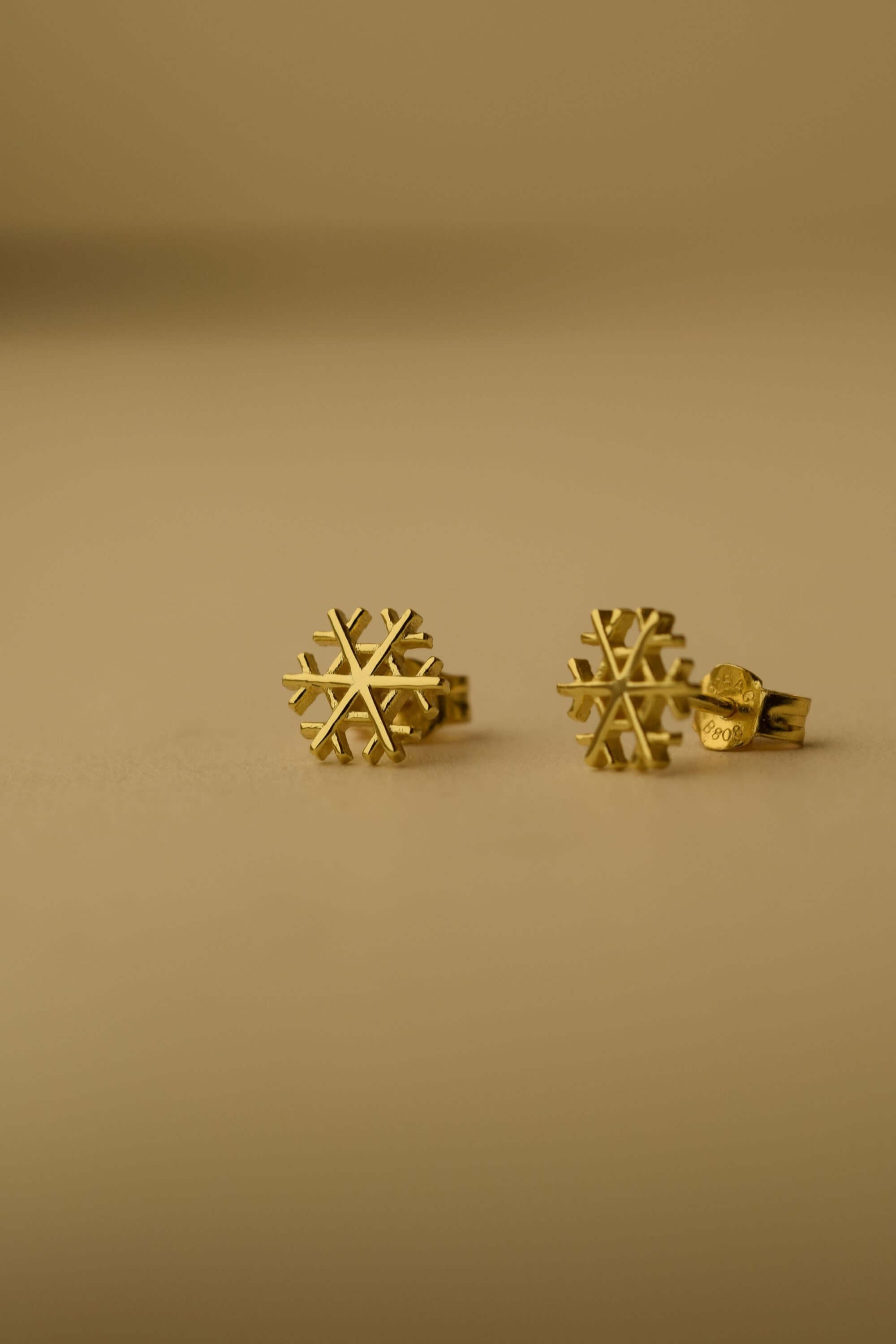 Schneeflocke Ohrringe | 925 Sterling Silber Ohrstecker