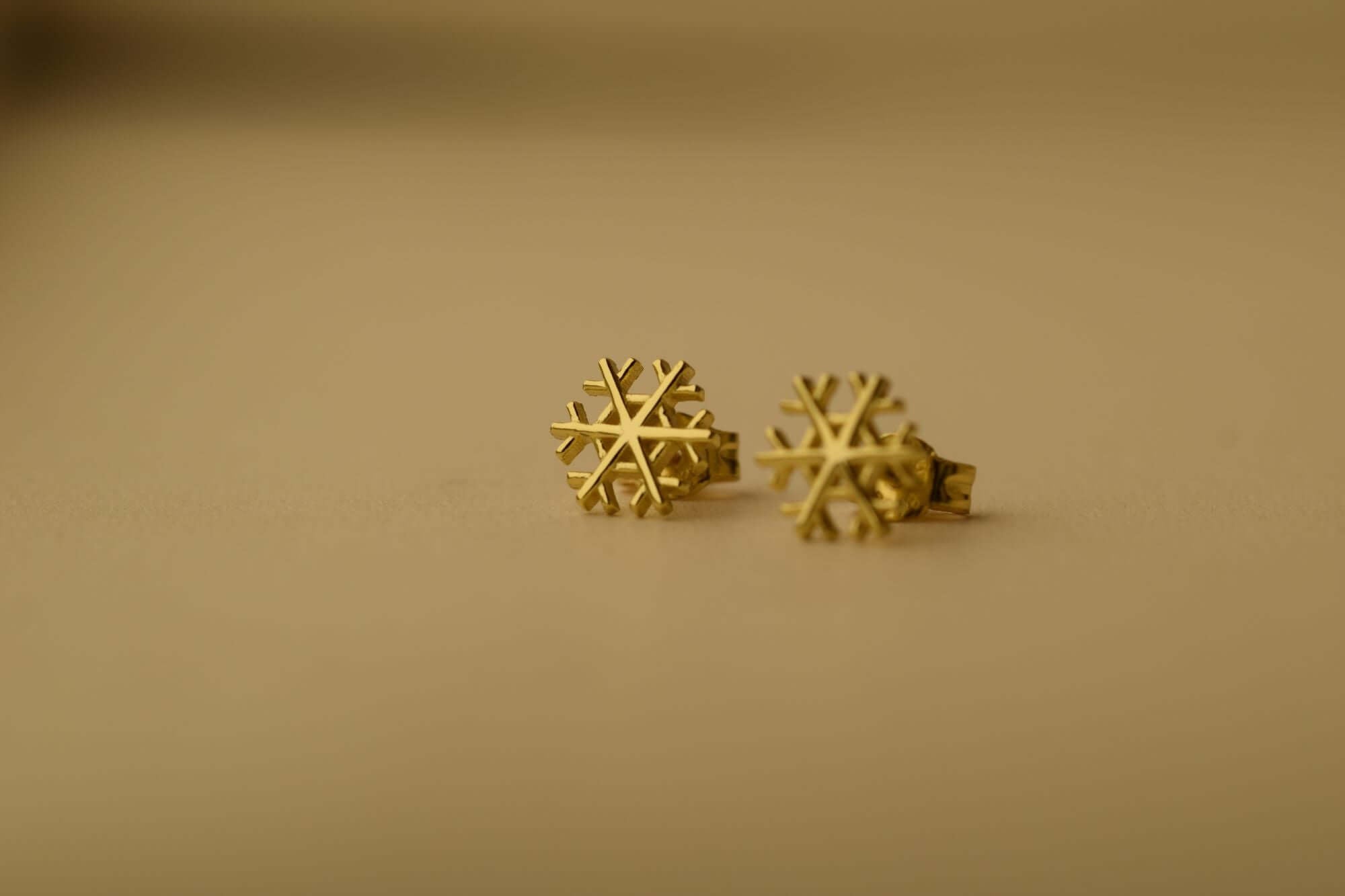 Schneeflocke Ohrringe | 925 Sterling Silber Ohrstecker