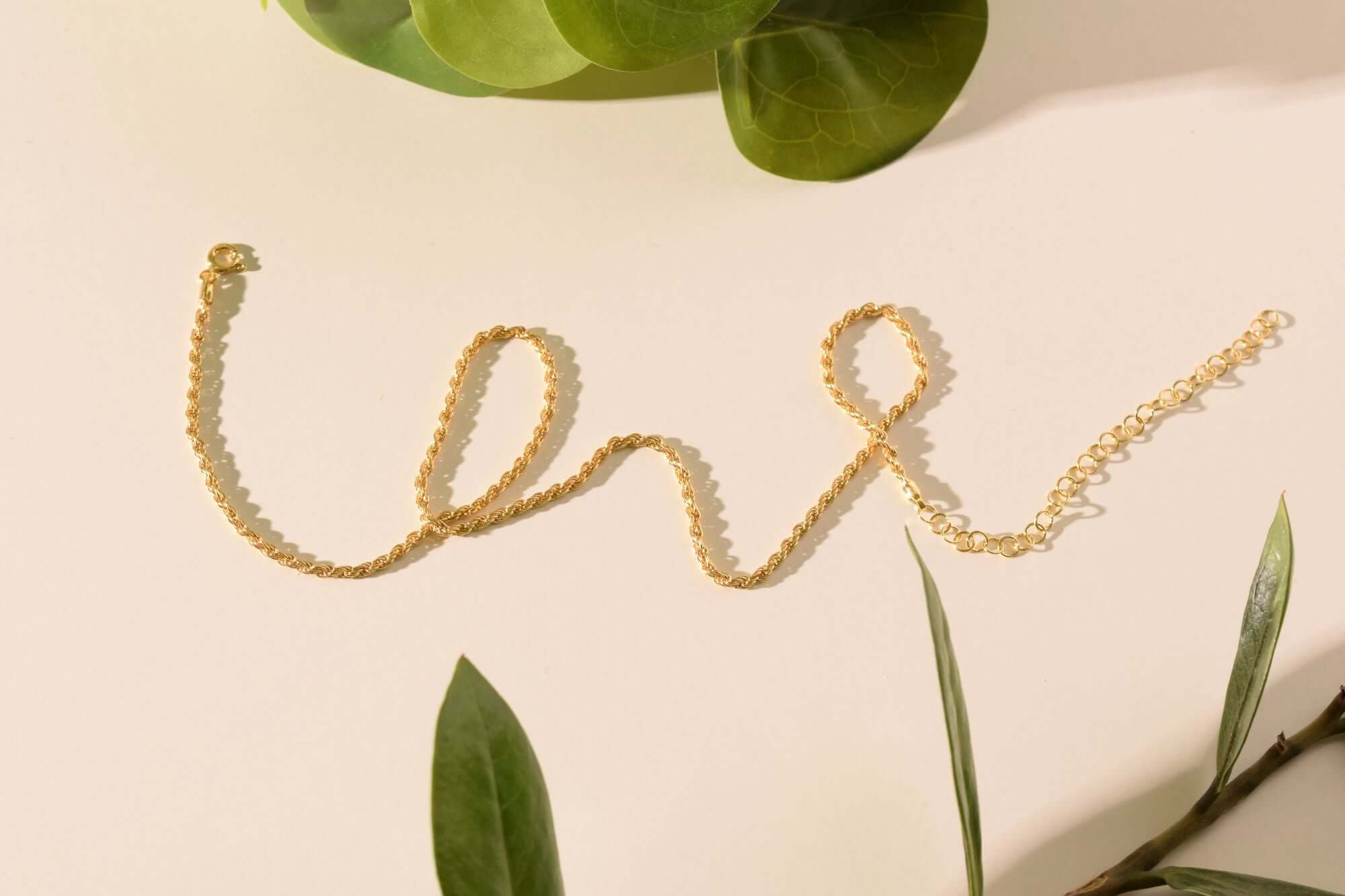 Dna Kette | 925er Silber und Vergoldet Halskette