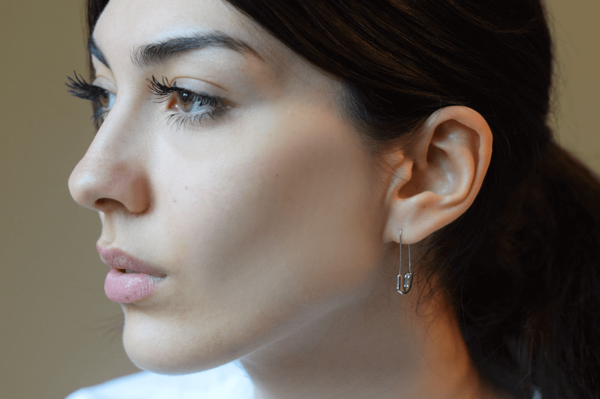 Sicherheitsnadeln ohrringe | 925 Sterling Silber - Vergoldet