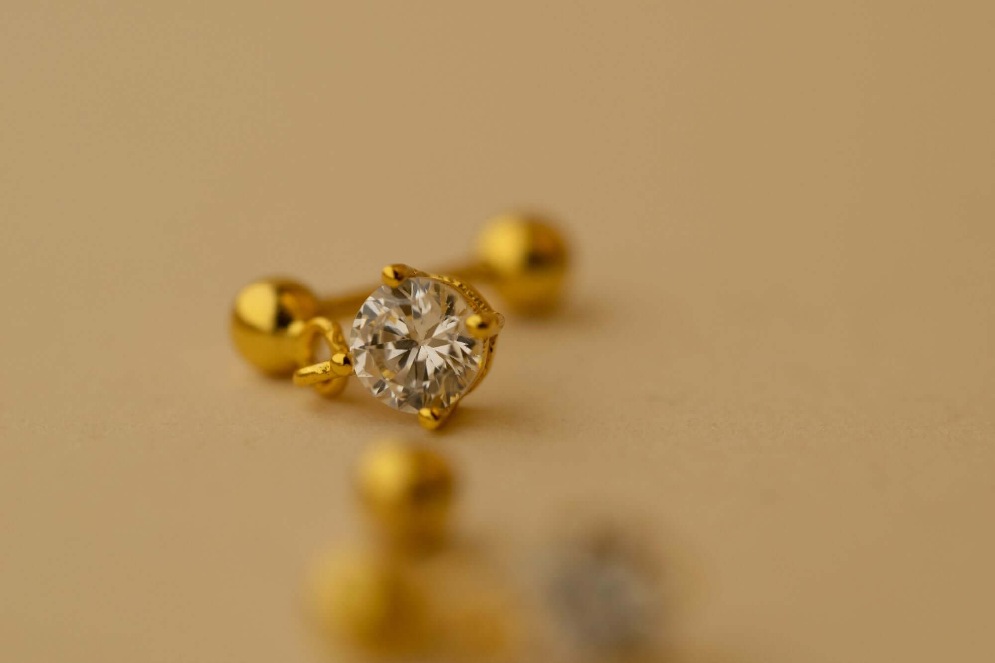 DIANA PIERCING, 925 Sterling Silber Piercing