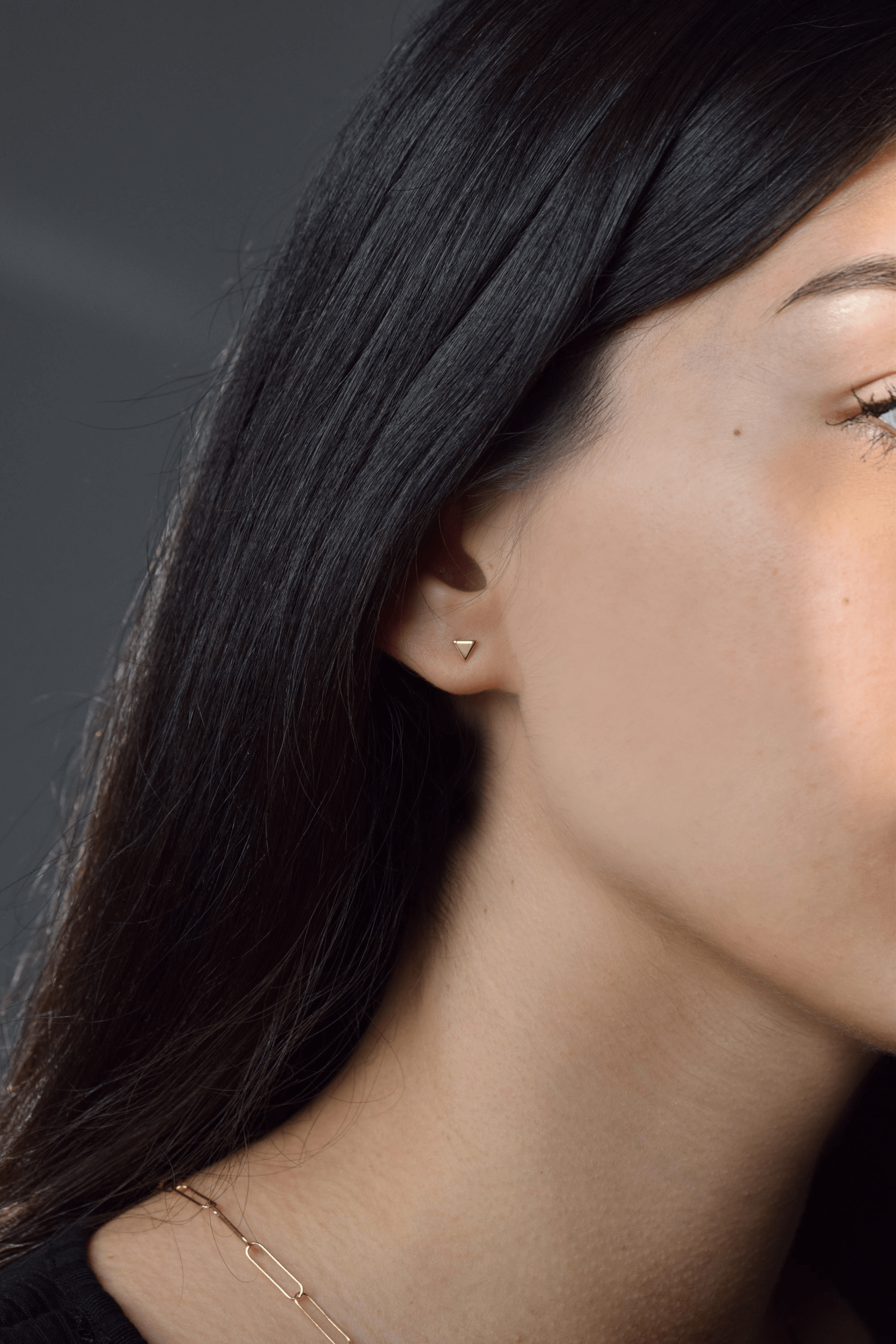 ohrstecker dreieck | 925er Silber Hypoallergen Ohrringe