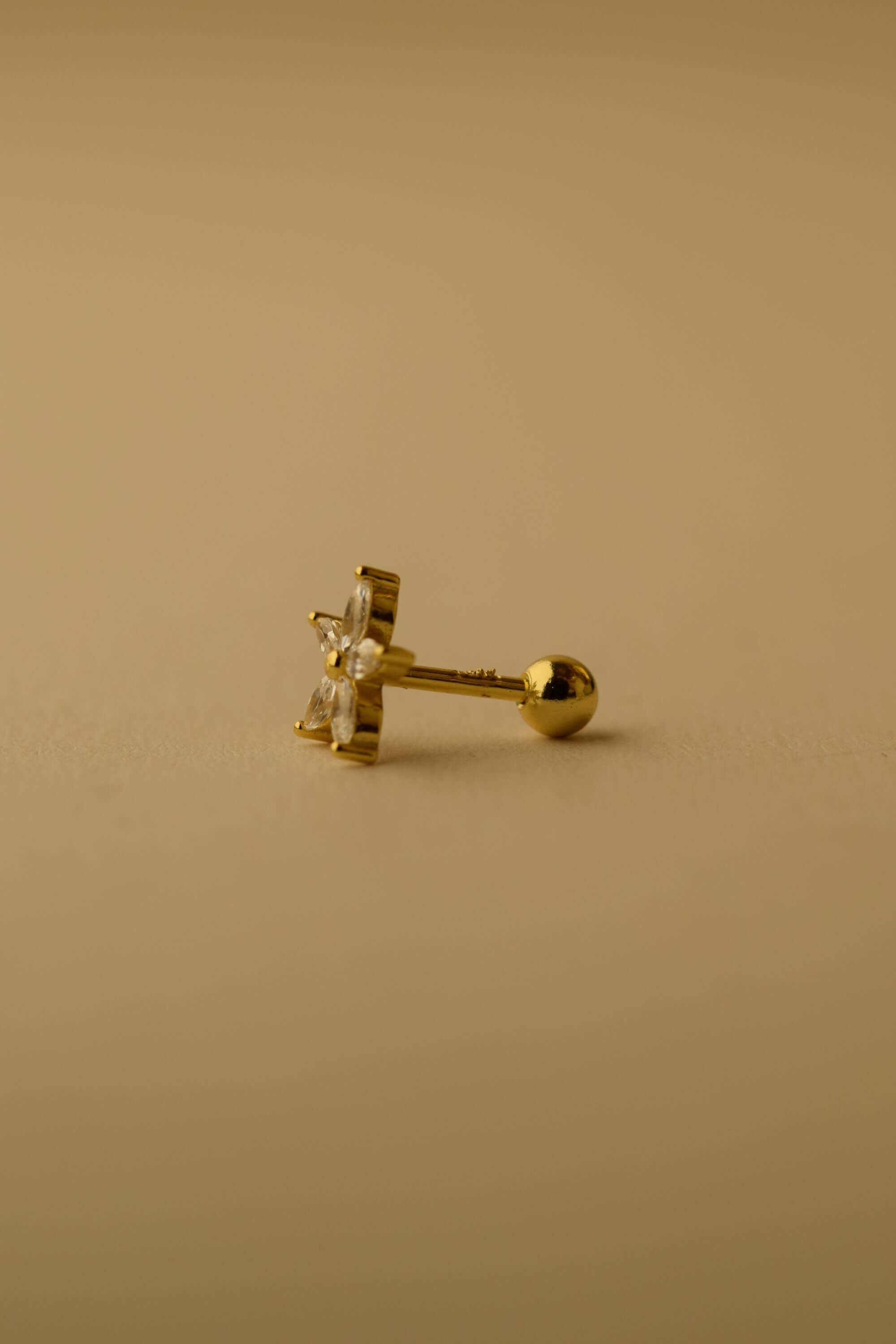 Stern Shine Piercing | 925 Sterling Silber Helix Piercing