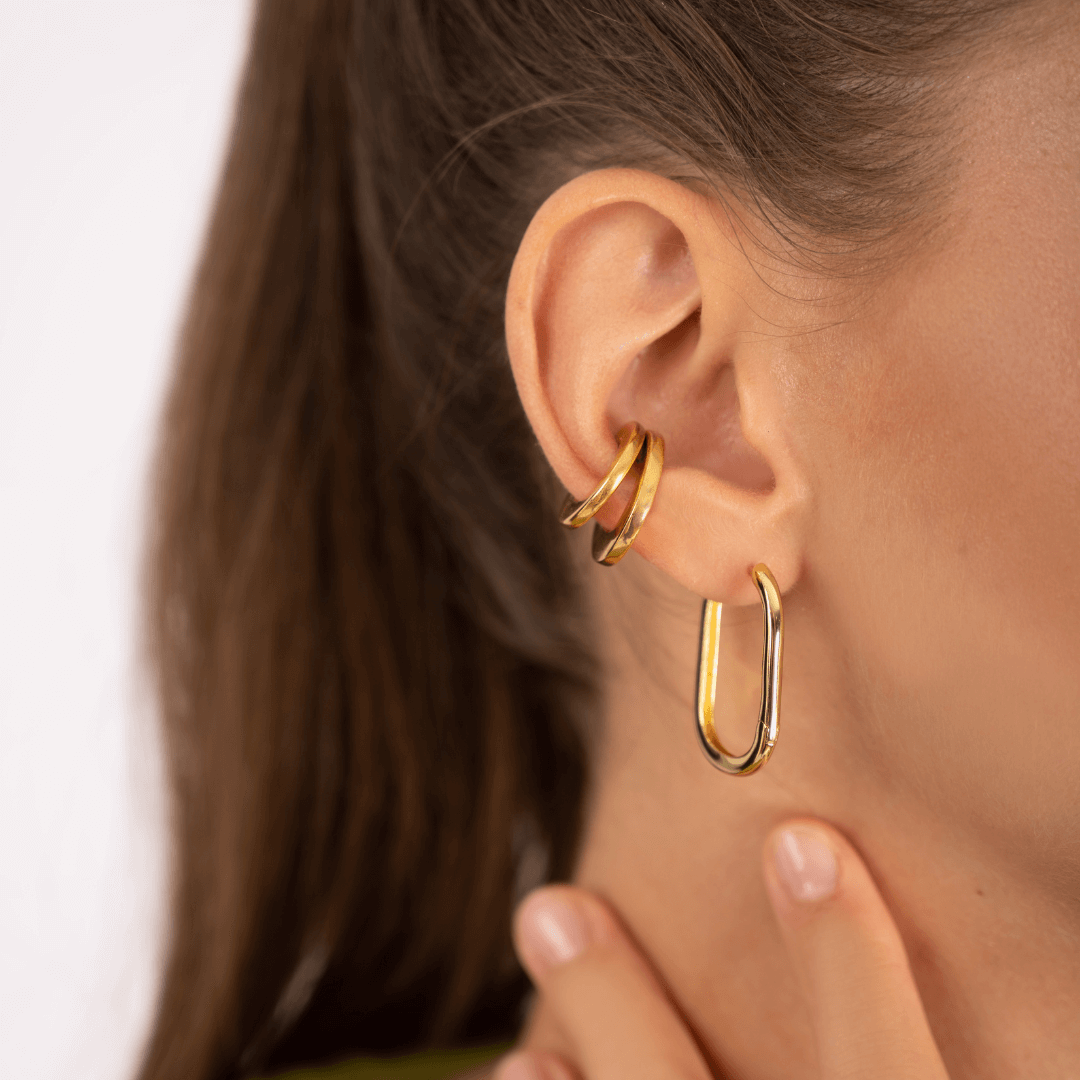 Jette Creolen | 925 Sterling Silber Ohrringe