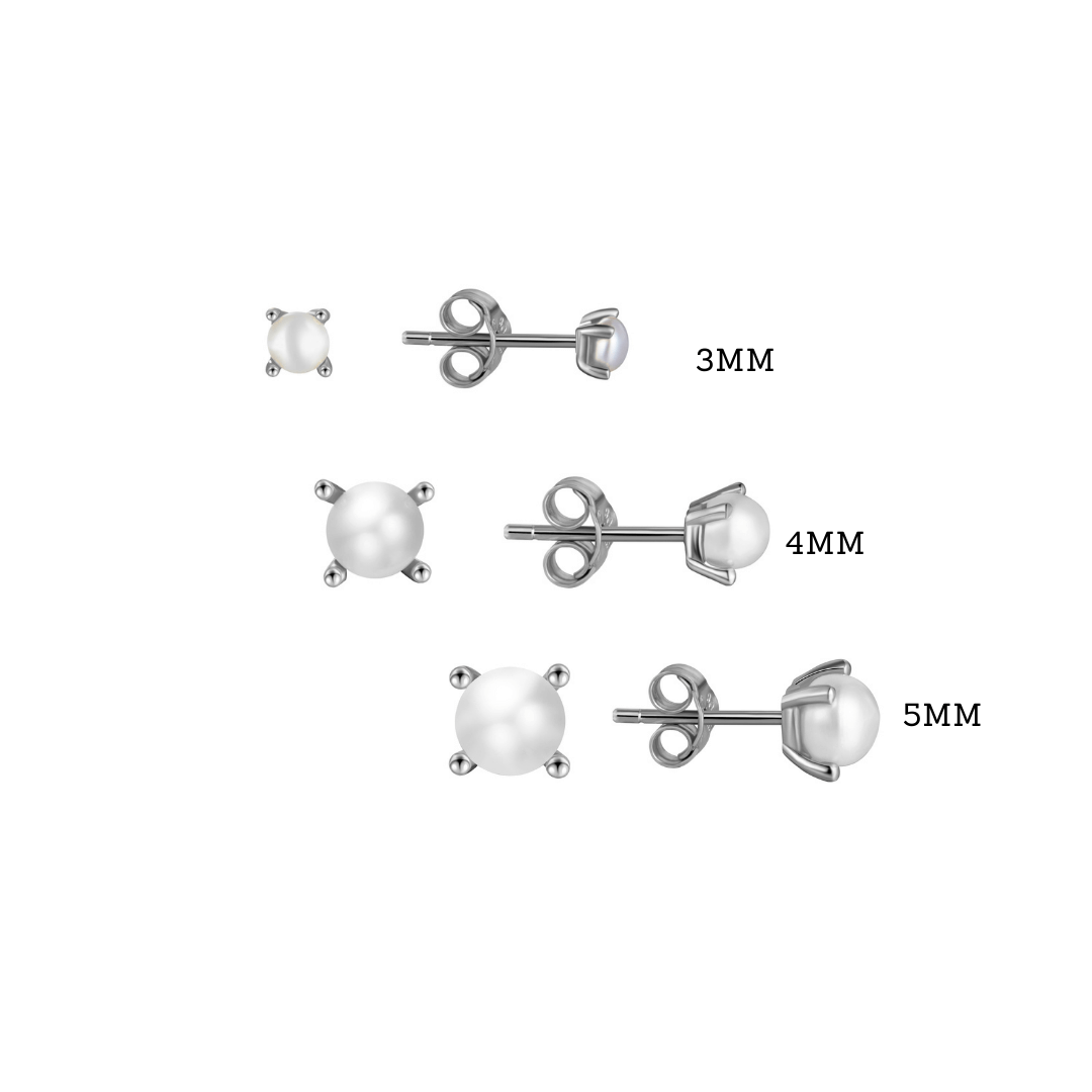 URBAN PERLEN OHRSTECKER | PERLEN OHRRINGE SILBER