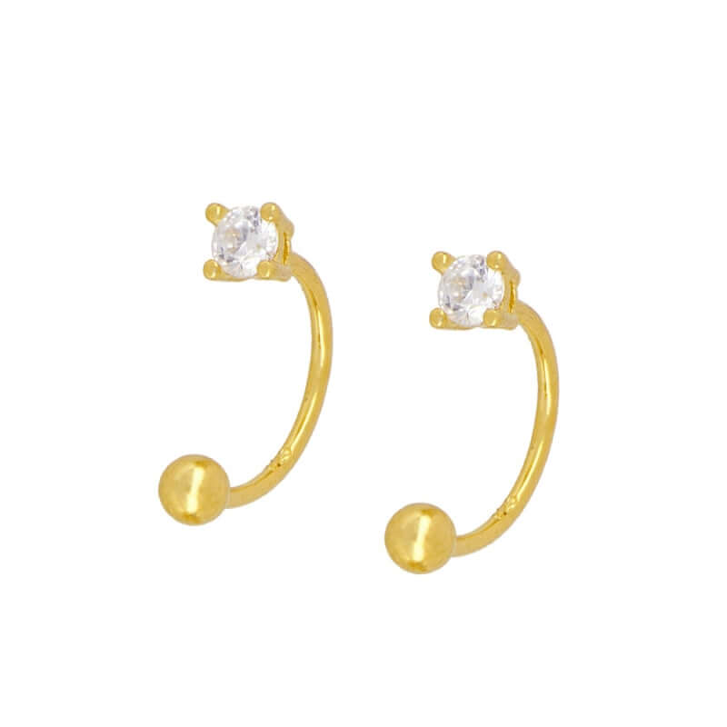 Shiny Lobe Piercing | 925 Sterling Silber Ohr Piercing