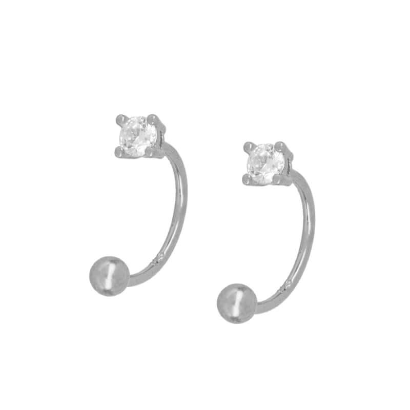Shiny Lobe Piercing | 925 Sterling Silber Ohr Piercing