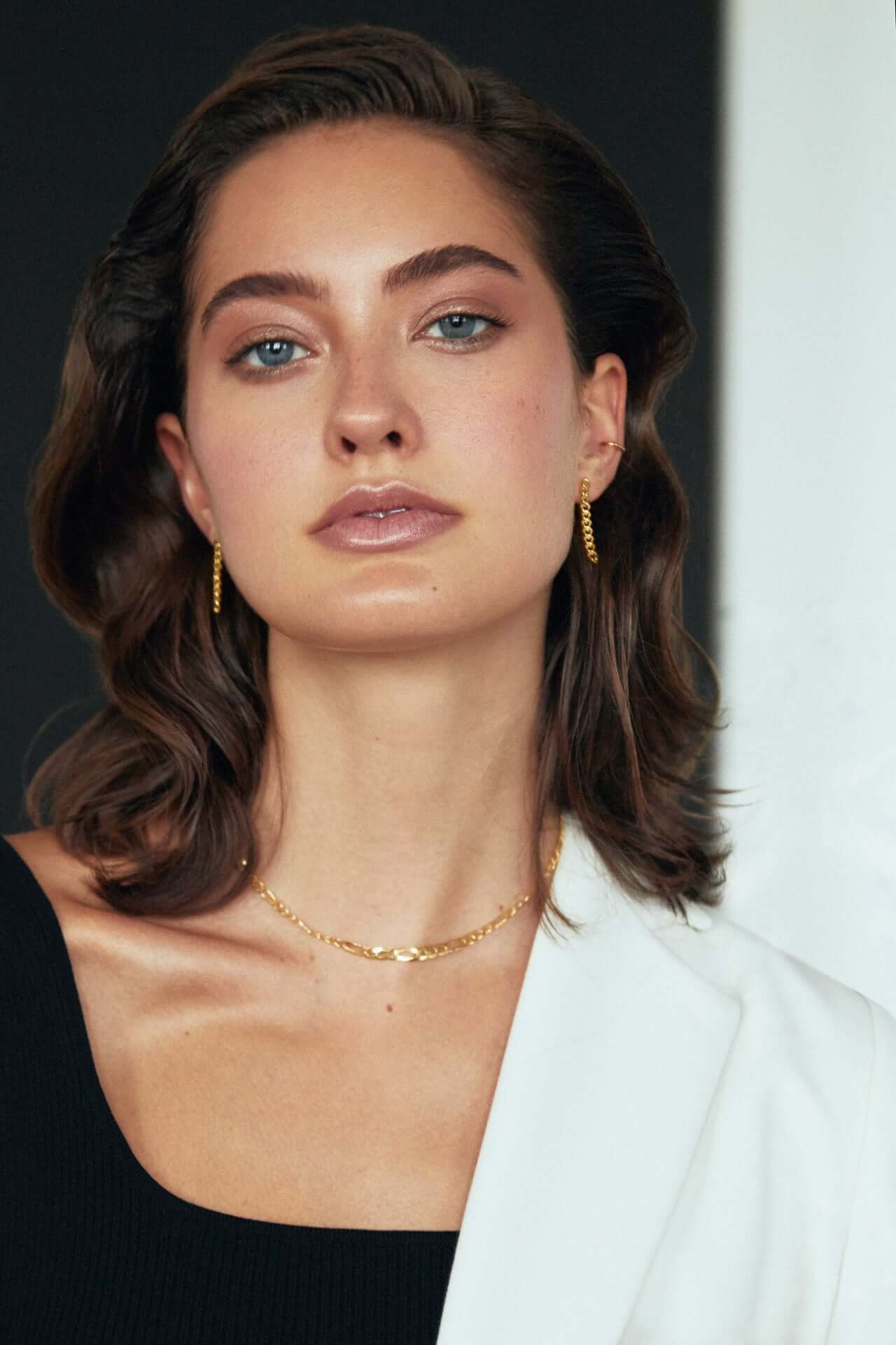 Figaro Halskette, 925 Sterling Silber Halskette 38cm