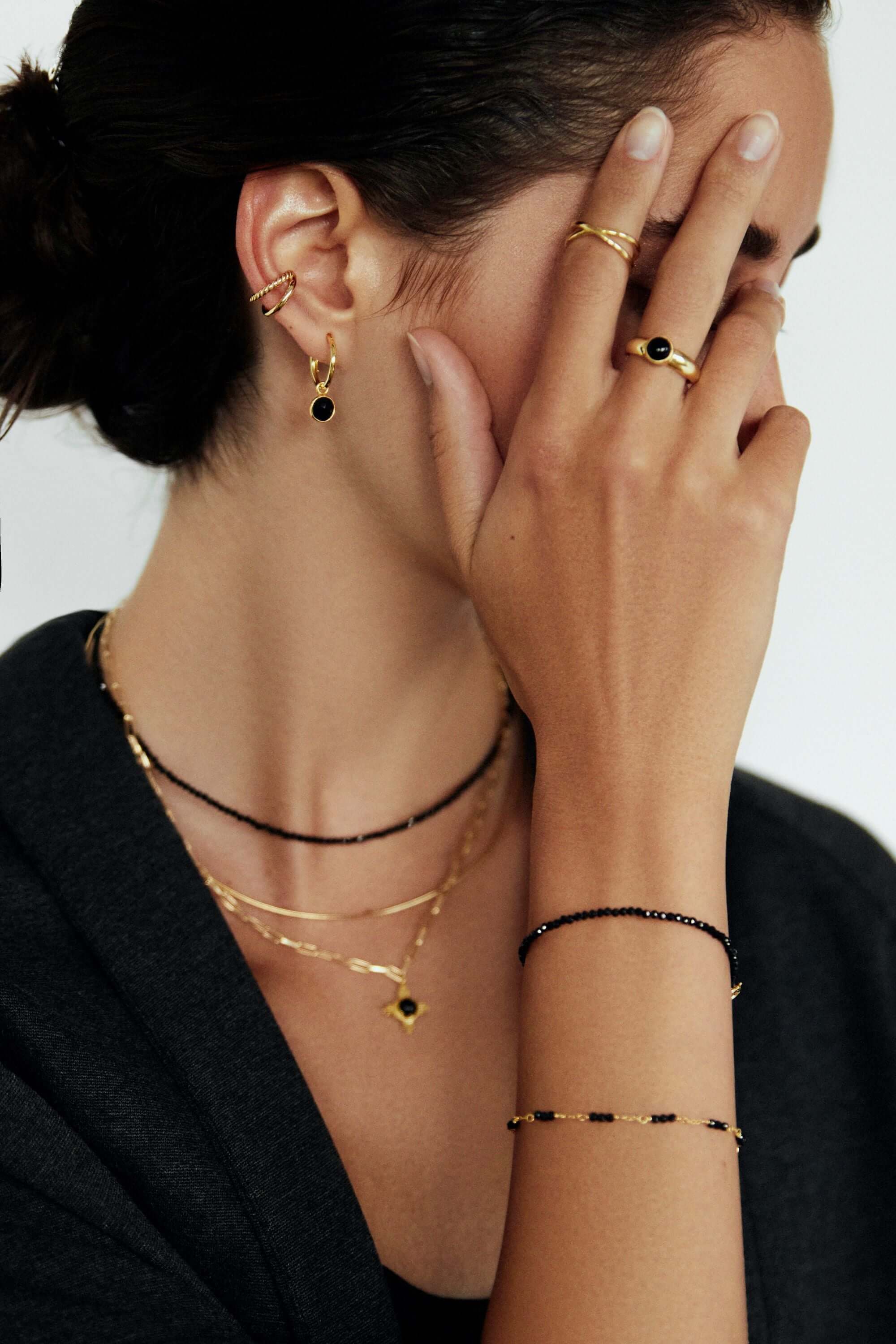 ONYX CHOKER KETTE | HYPOALLERGEN ONYX SCHMUCK