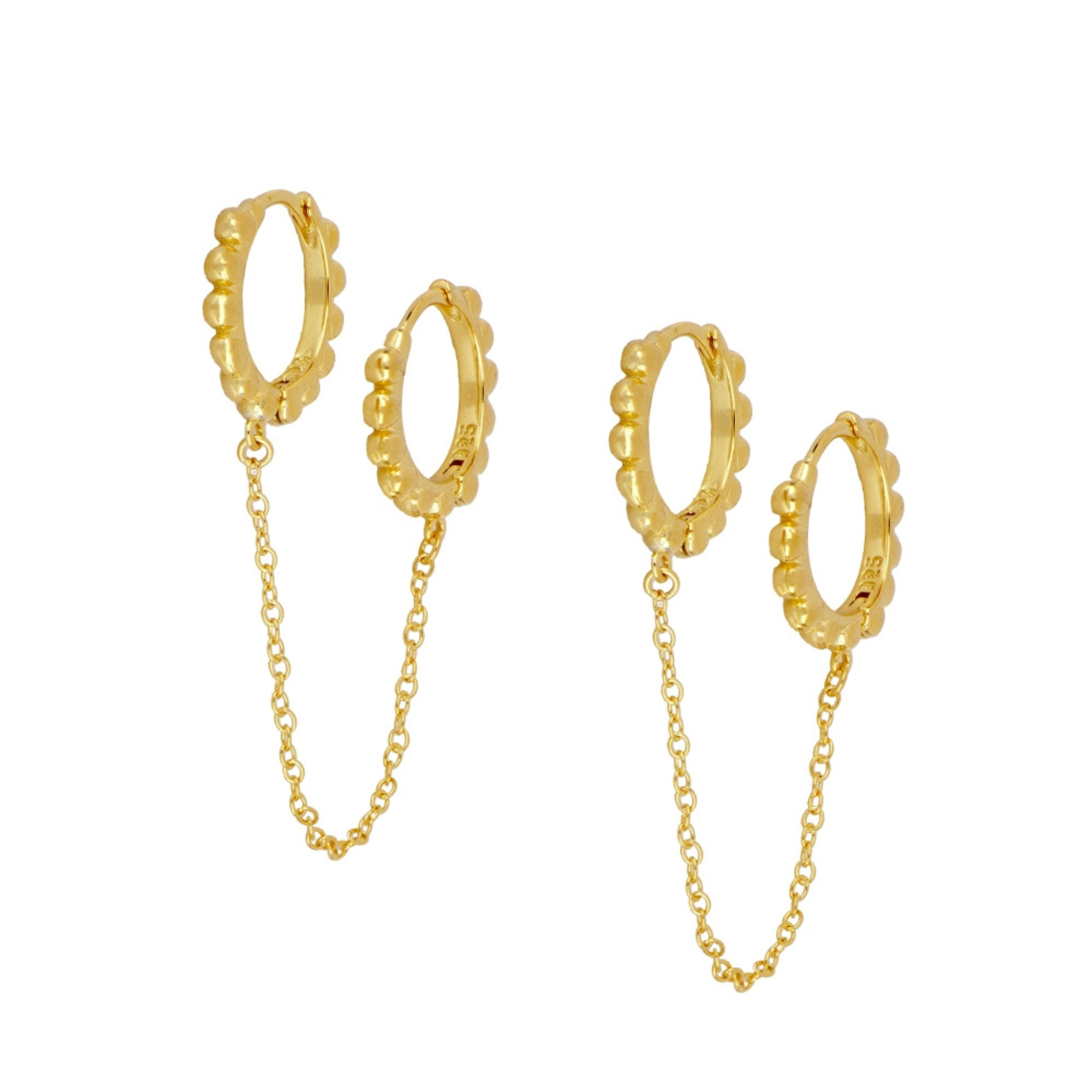 Sphere Chic Chain Hoop Creolen - Lobe