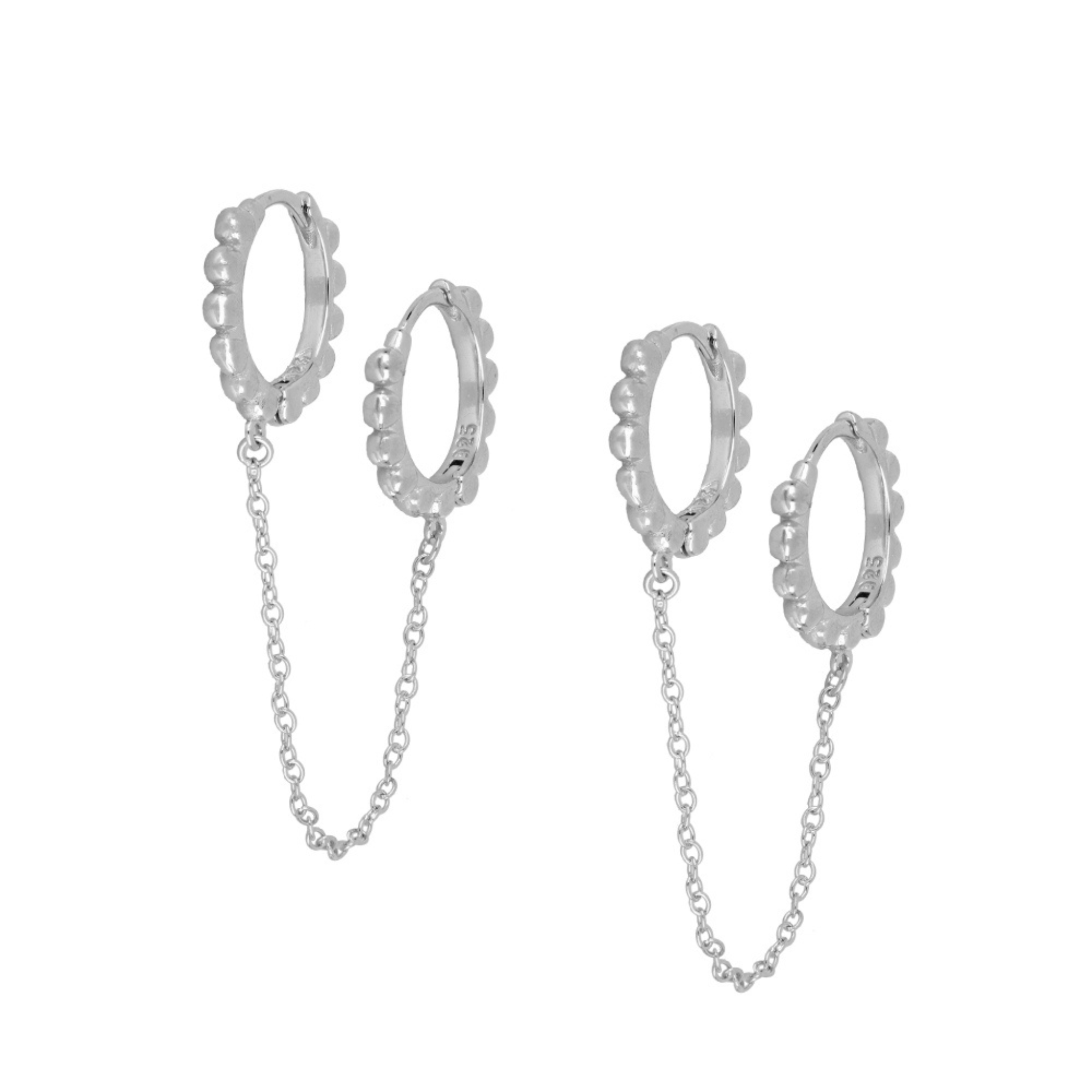 Sphere Chic Chain Hoop Creolen - Lobe