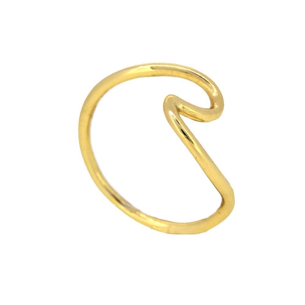 Welle Ring | 925 Sterling Silber Ring