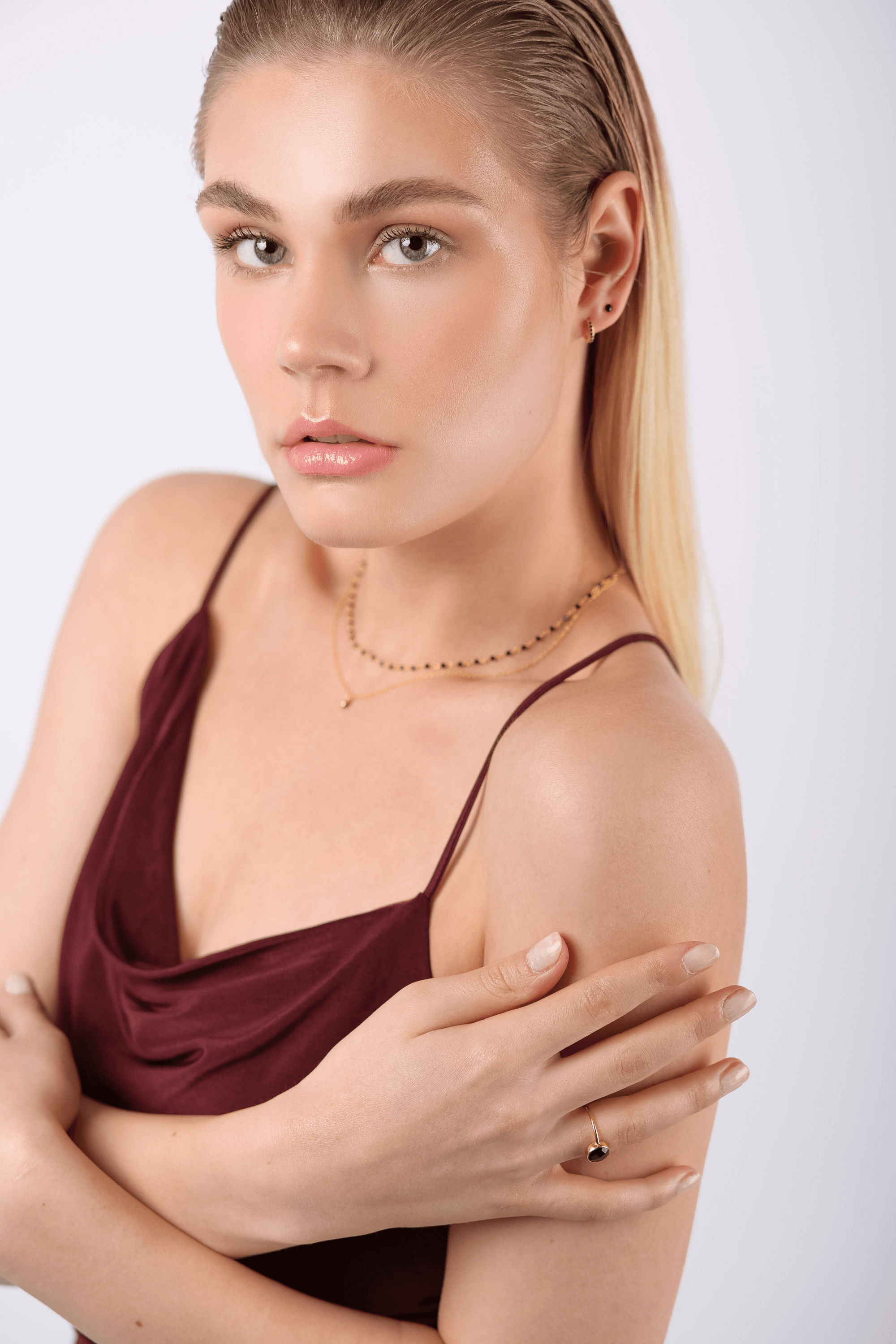 Pin Onyx Ohrstecker, 925 Sterling Silber Onyx Schmuck