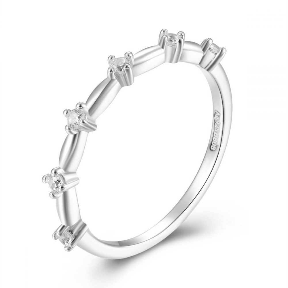 Multi Cz Ring, 925 Sterling Silber Ring
