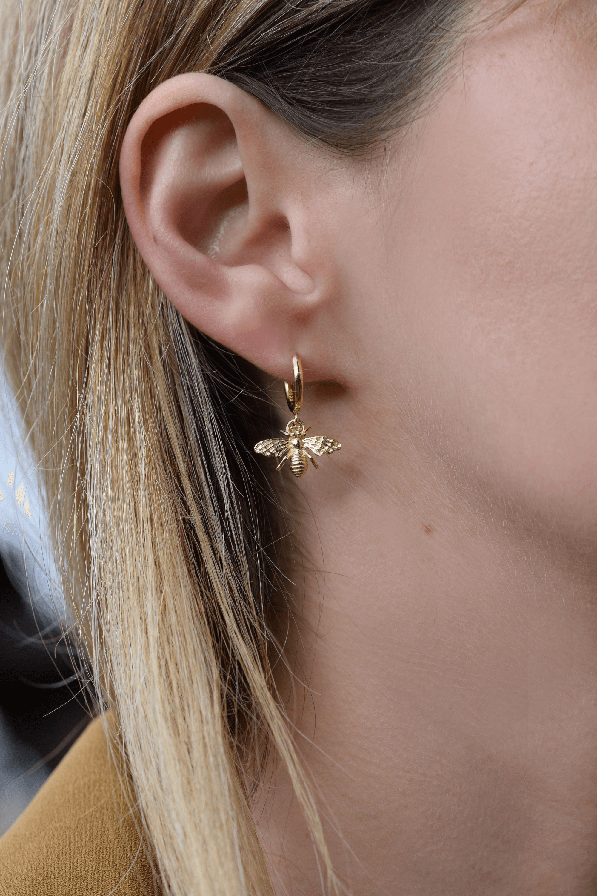 Bienen Ohrringe | 925 Sterling Silber Ohrringe