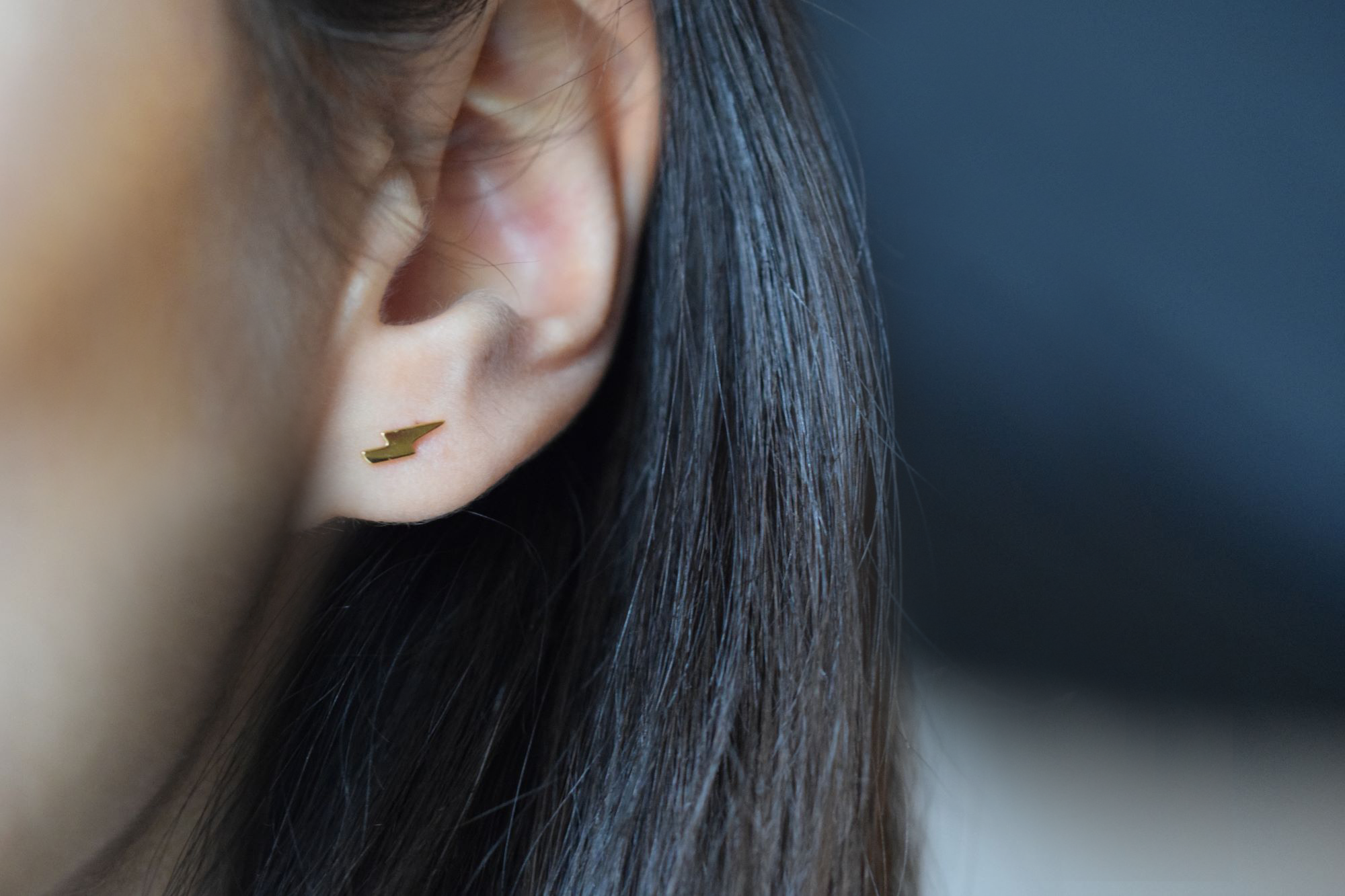 Blitz OHRSTECKER, 925 Sterling Silber Ohrringe 8mm