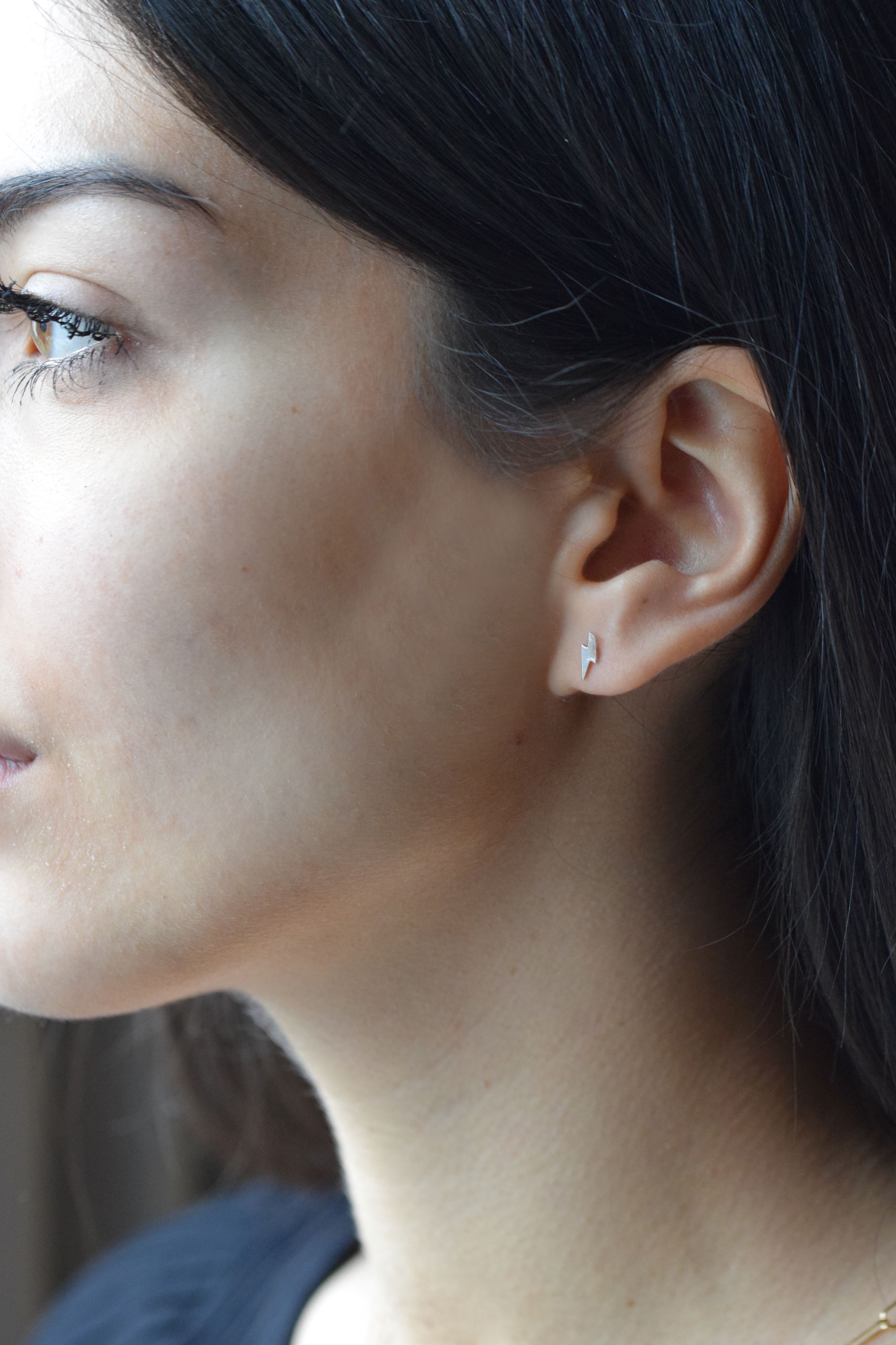 Blitz OHRSTECKER, 925 Sterling Silber Ohrringe 8mm