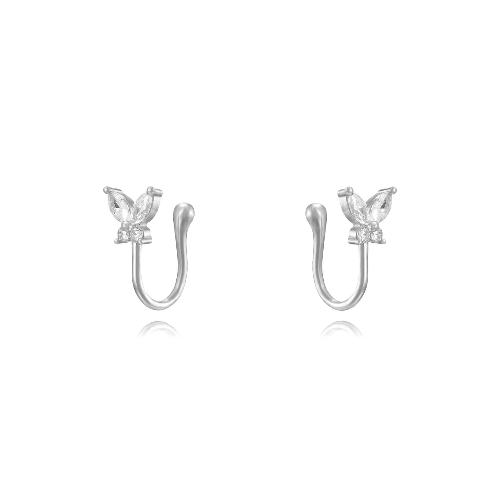 butterfly EARCUFF , 925 Sterling Silber Ohrmanschette