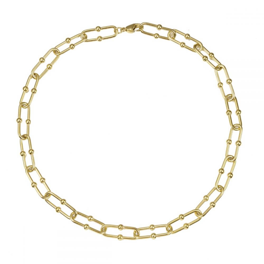 gliederkette gold | Wasserfest Halskette