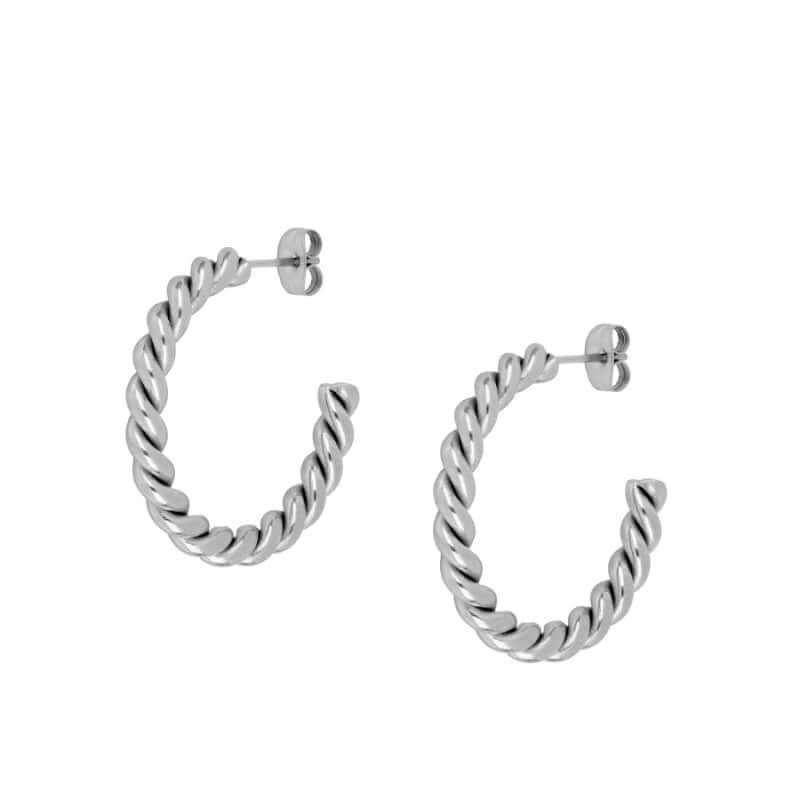 Chunky Hoops | Wasserfest Gold Creolen