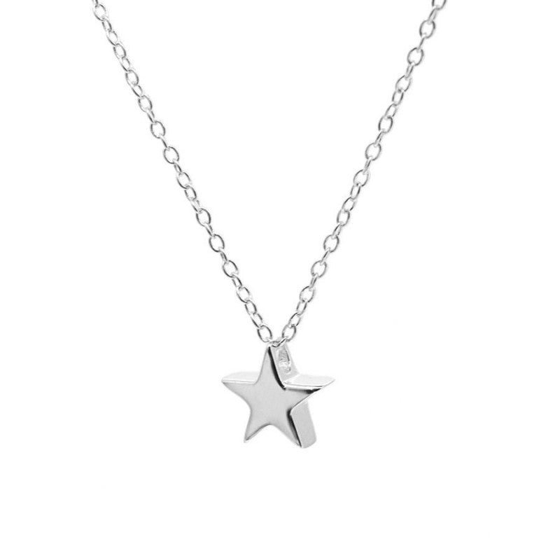 Kette mit stern | 925 Sterling Silber Halskette