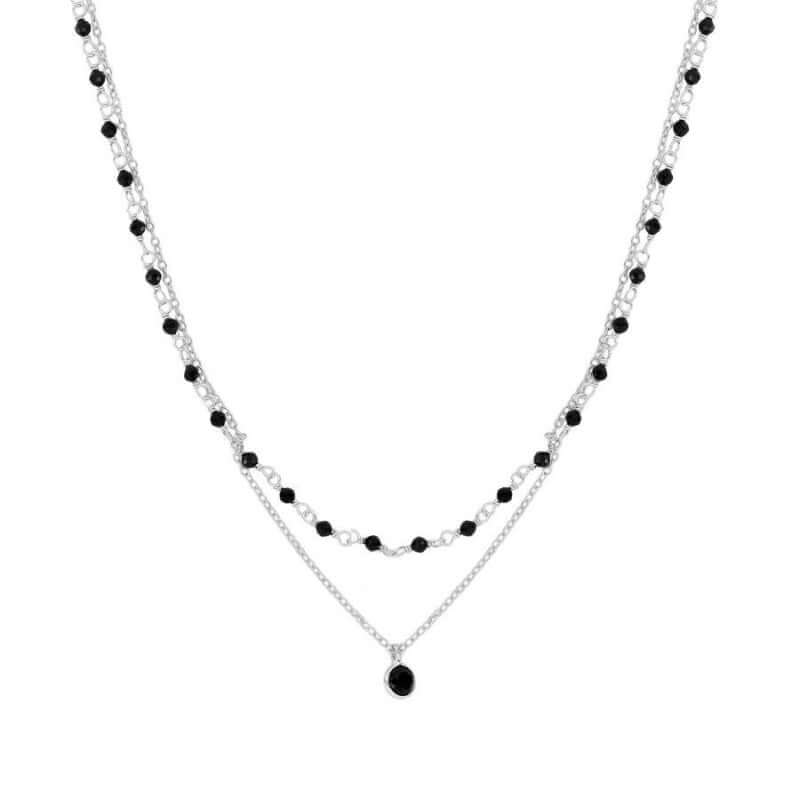Multi Onyx Kette | Schwarze edelstein onyx schmuck