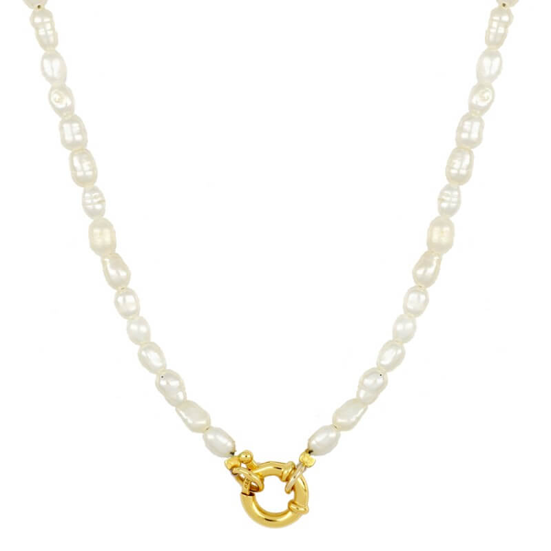 Perlenkette | Bushstabenperlen Kette Damen