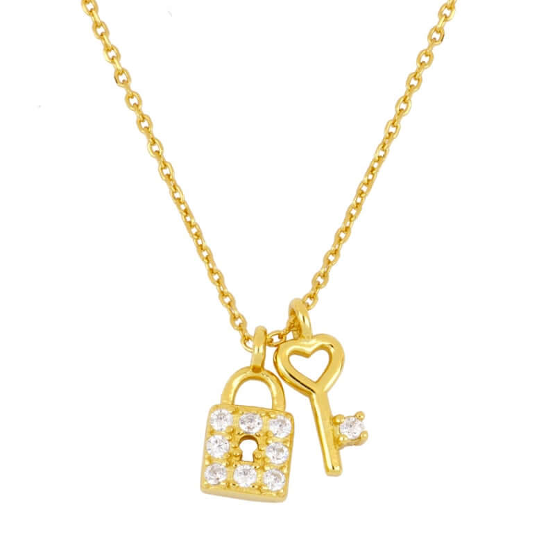 Wunderbar Kette Mit Schloss Bild