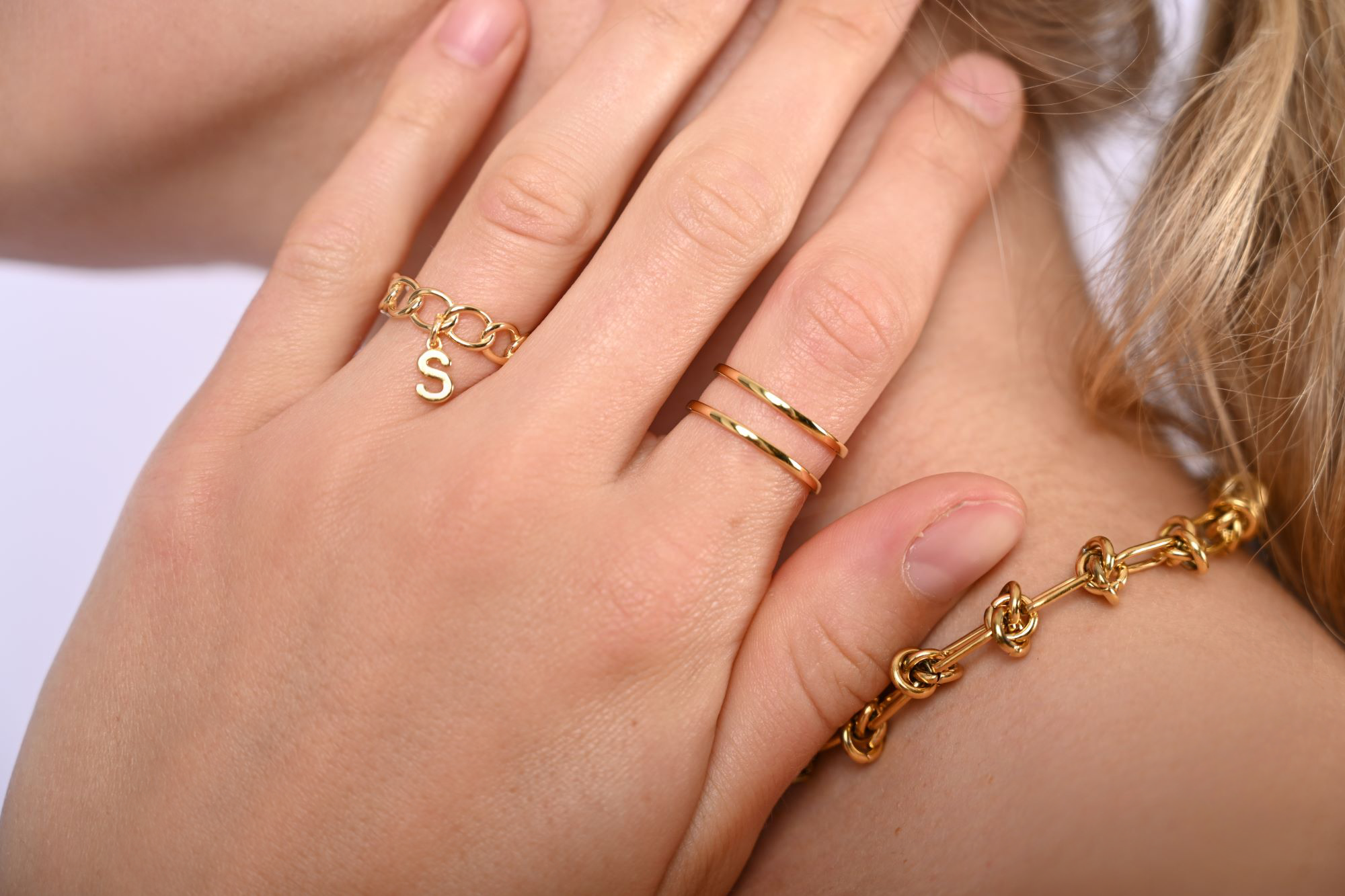 TWO TRACK RING, 925 Sterling Silber Ring