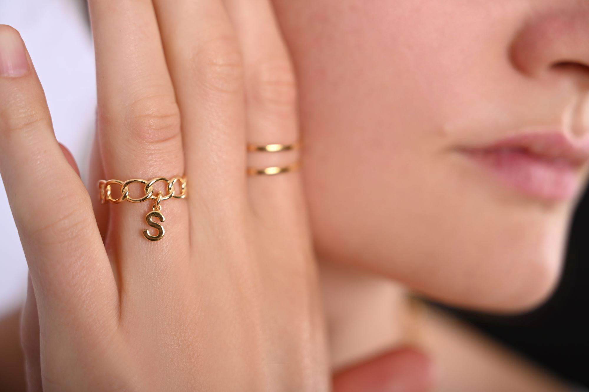 TWO TRACK RING, 925 Sterling Silber Ring