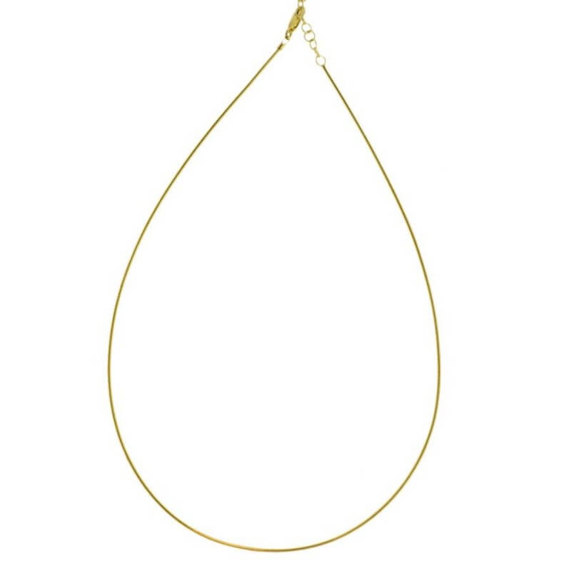 Omega Draht Halskette | 925 Sterling Silber Halskette