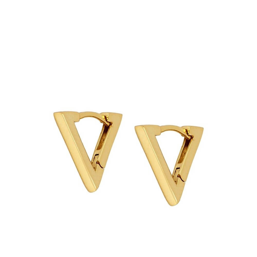 Dreieck Hoop | 925 Sterling Silber Ohrringe