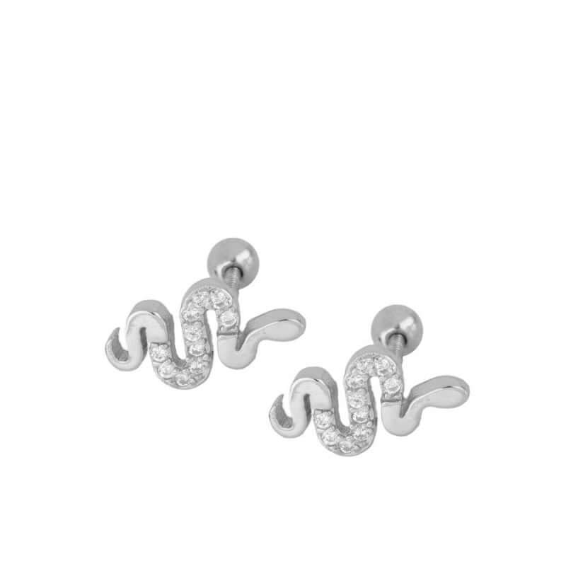 SNAKE PIERCING, 925 Sterling Silber Piercing