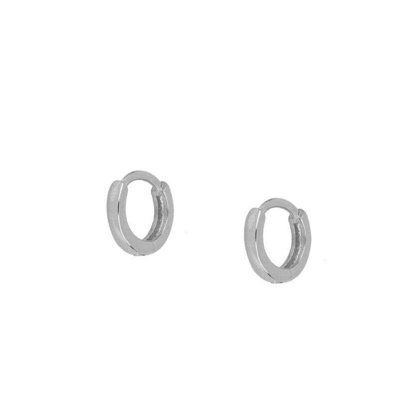 Zierlicher Tragus Ohrring, 925 Sterling Silber Reifen 8 mm