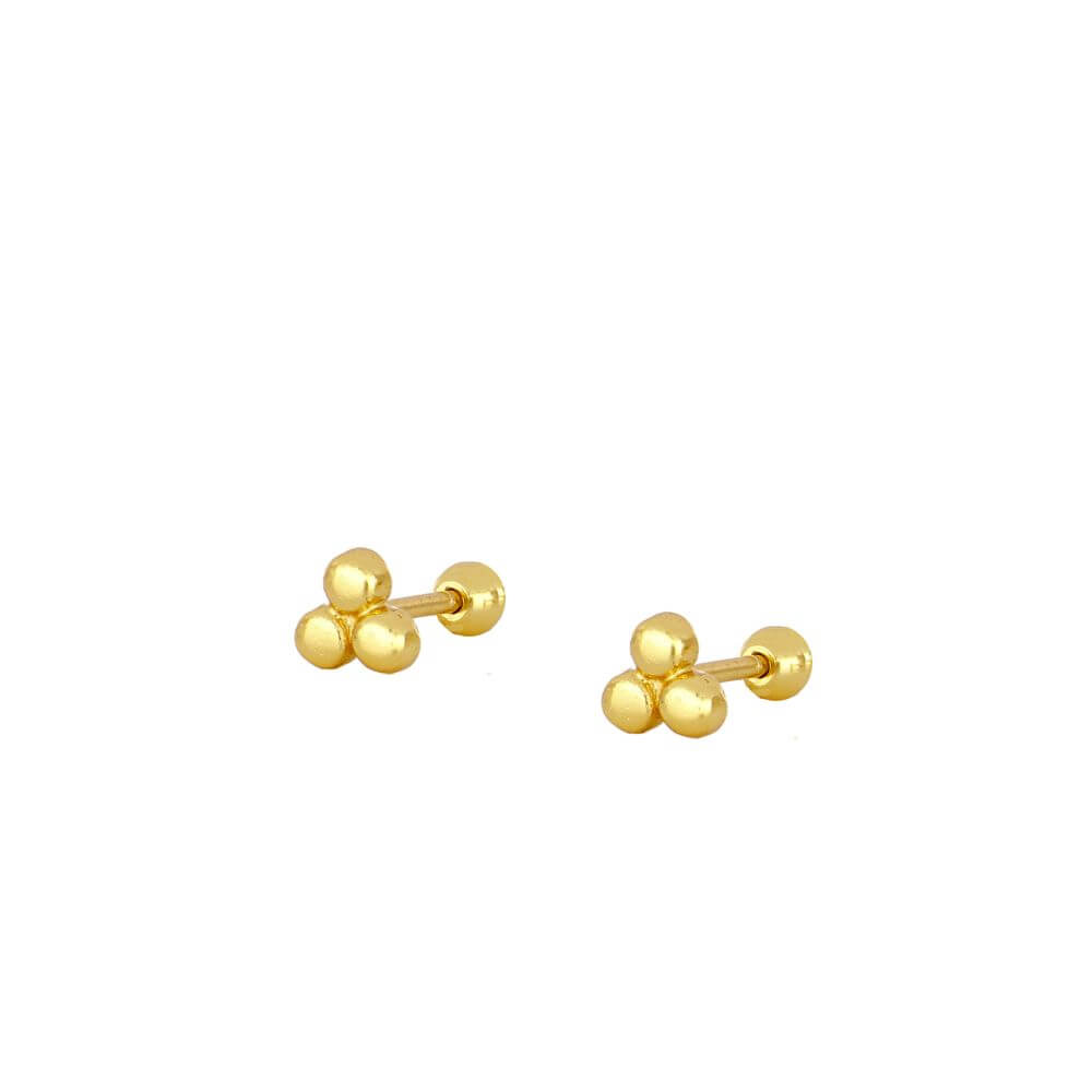 Mini Dreipünktchen Piercing | 925 Sterling Silber Helix Piercing