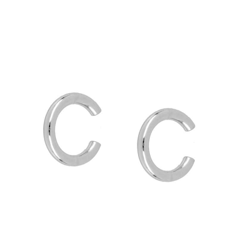 Bubble Ohrmanschette, 925 Sterling Silber Ohrschmuck 13mm