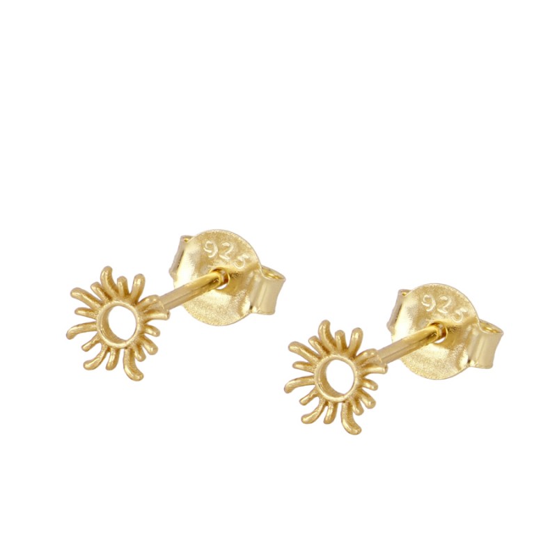 Sonnenblume ohrringe | 925er Silber Ohrstecker
