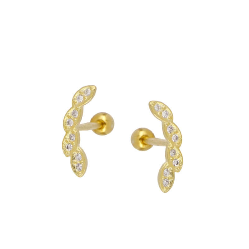 Multi Zirkonia Helix Piercing | 925 Sterling Silber Ohrschmuck